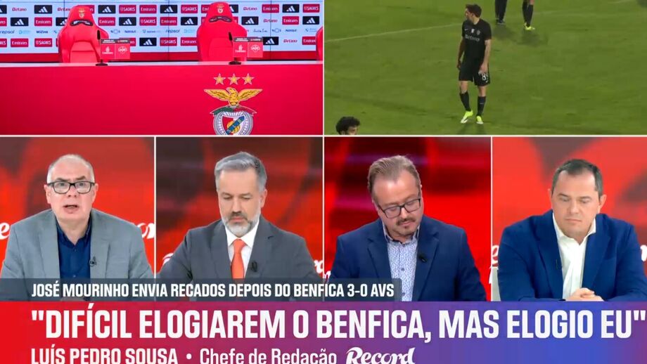 Chefe de redação de Record analisa triunfo do Benfica frente ao AVS