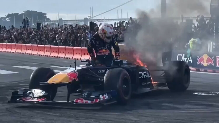 Piloto japonês apanhou um valente susto