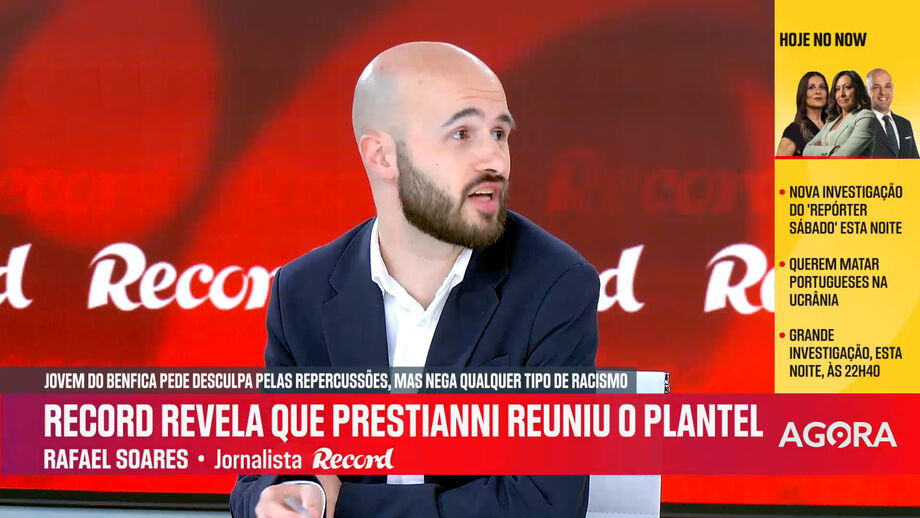 Jornalista de Record e a utilização do argentino no Real Madrid-Benfica, da próxima quarta-feira