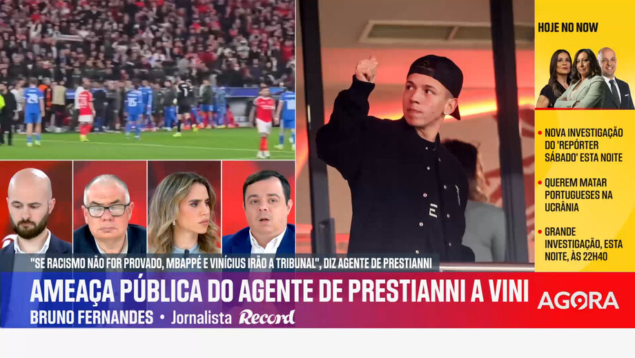 Editor do Record considera que levar Prestianni para o jogo em Madrid é um risco grande