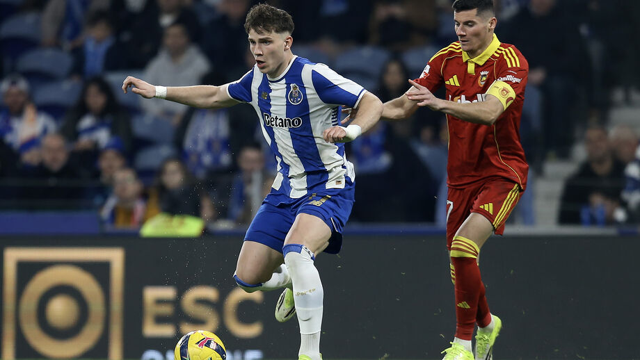 Pietuszewski em ação frente ao Rio Ave