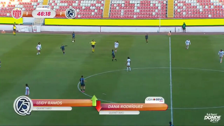 Necaxa-Querétaro em futebol feminino teve de ser interrompido