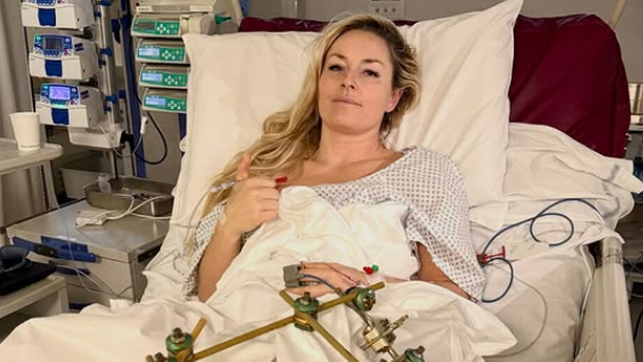 Lindsey Vonn foi já submetida a várias cirurgias à perna