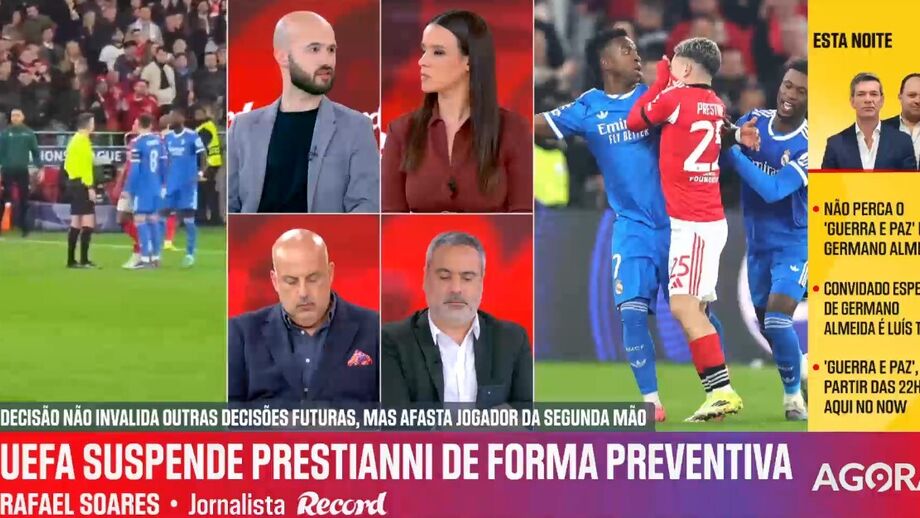 Rafael Soares, jornalista de Record, admite que há aqui um "paradoxo"