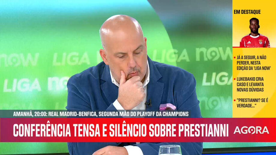 Diretor Executivo da Correio da Manhã Rádio durante o programa 'Liga NOW'