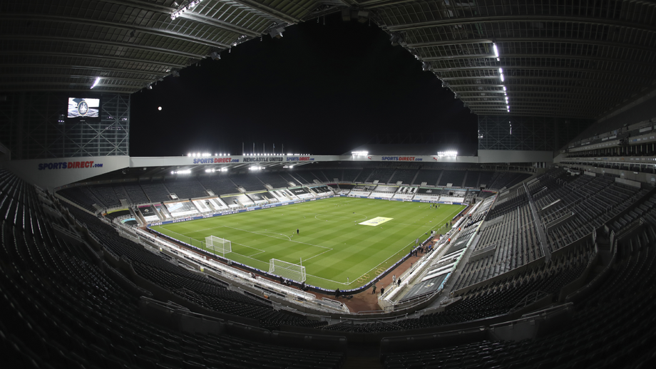 Vista geral do St. James' Park, estádio do Newcastle