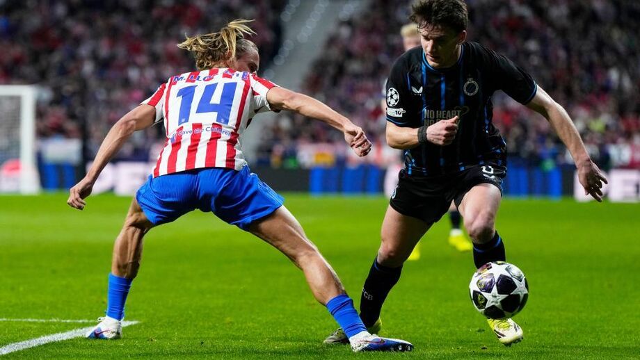Club Brugge foi eliminado pelo Atlético Madrid e Bélgica apenas tem uma equipa