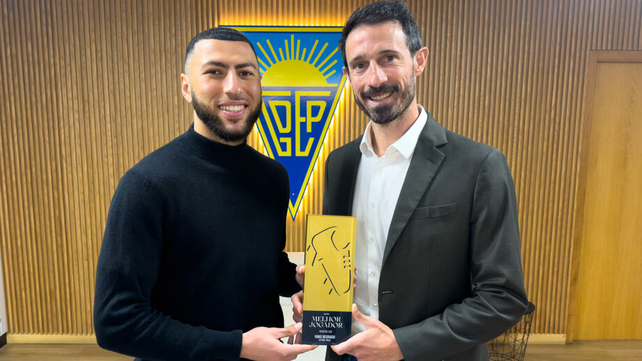 Begraoui com Anselmo Cardoso, vice-presidente do Sindicato