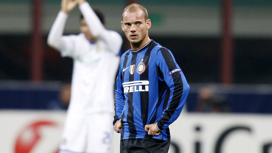 Sneijder passou pelo Inter entre 2009 e 2013