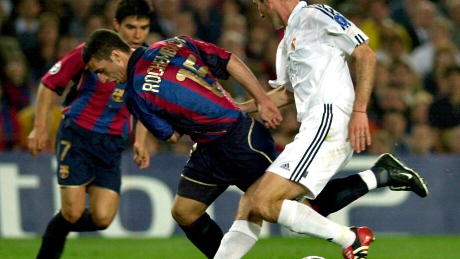 Saviola observa duelo entre Rochemback e Zidane