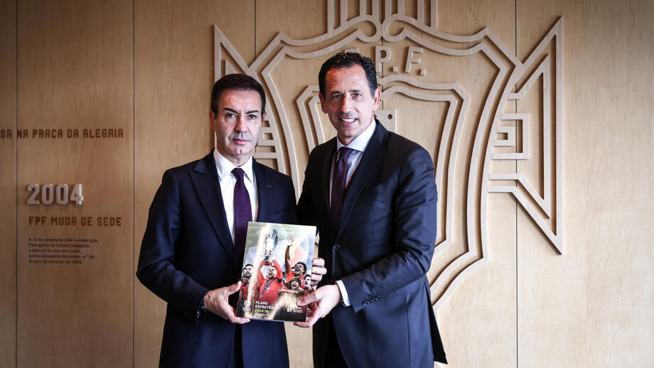 António Salvador foi recebido por Pedro Proença esta quarta-feira