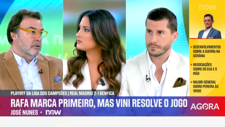 A análise no NOW ao jogo que ditou a eliminação das águias da Liga dos Campeões