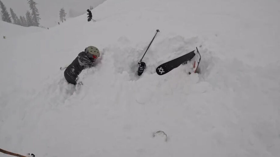 Grande susto na estância de Palisades Tahoe, no estado norte-americano da Califórnia