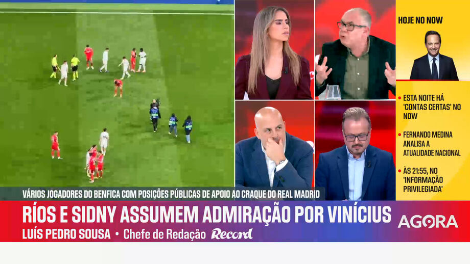 Episódio recordado por Luís Pedro Sousa, chefe de redação de Record, no programa 'Record na Hora' no Now