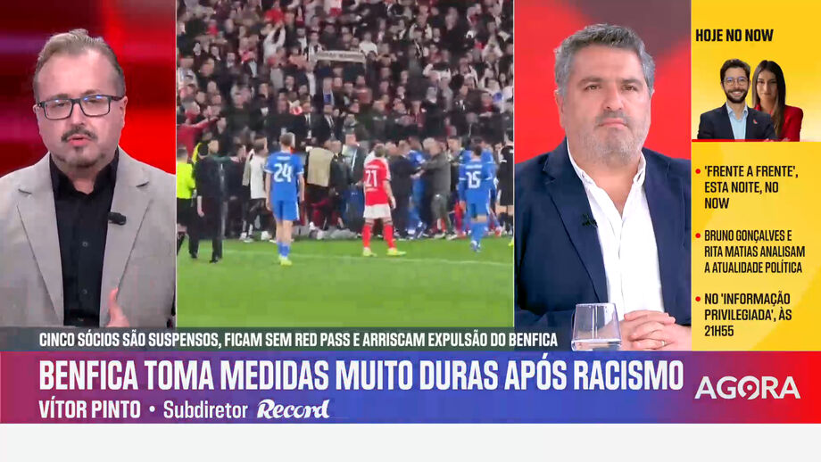 Subdiretor de Record sobre caso de alegado insulto racista do jogador do Benfica a Vinícius Júnior