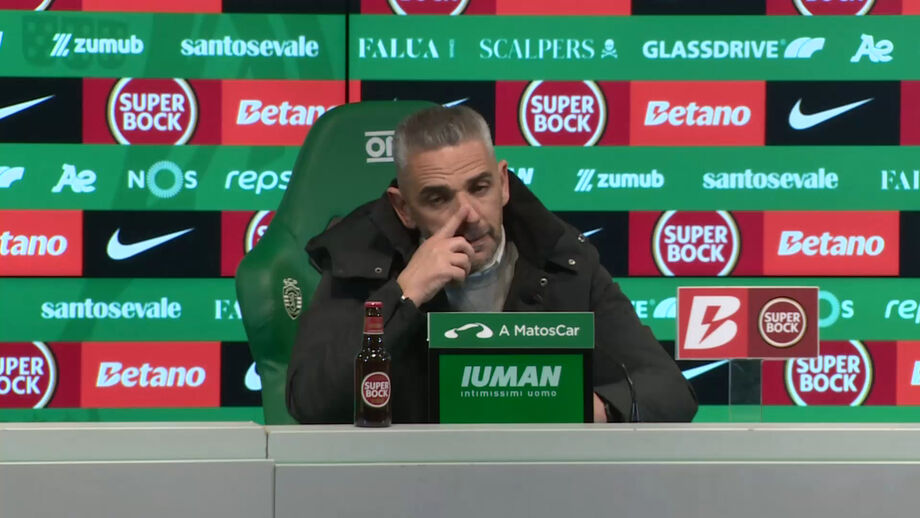 Treinador do Sporting deixa alerta