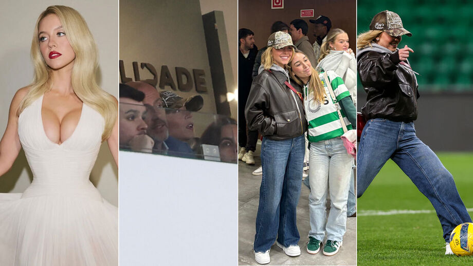 Sydney Sweeney em Alvalade