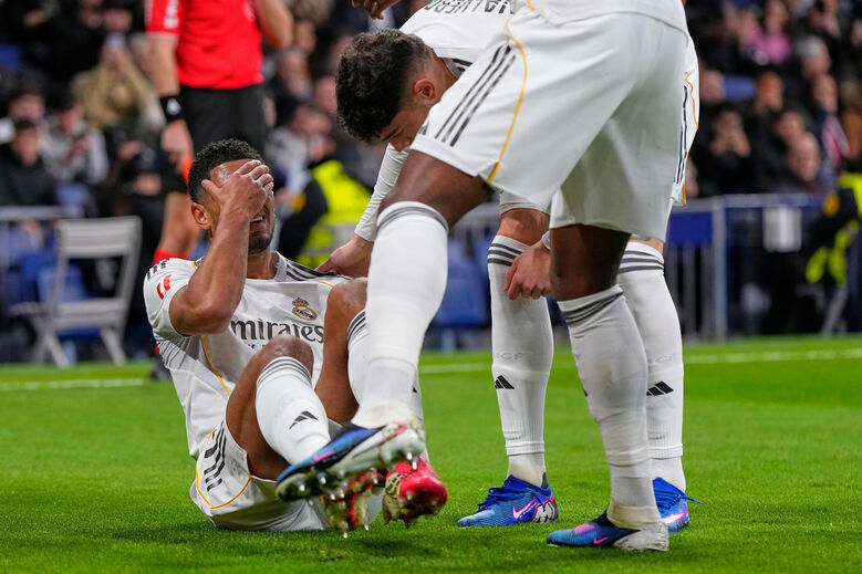 Bellingham lesiona-se no Real Madrid-Rayo Vallecano