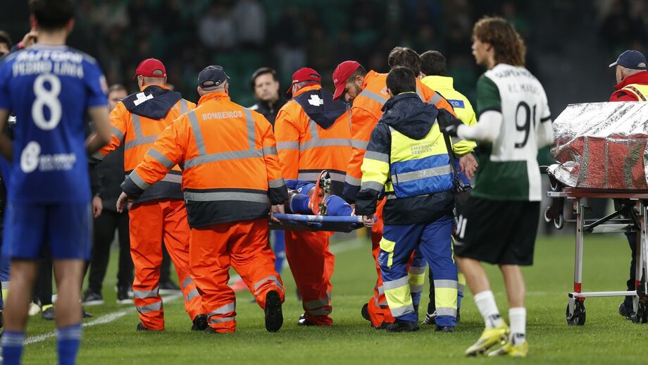 Antoine Baroan sofre lesão grave num jogo em Alvalade