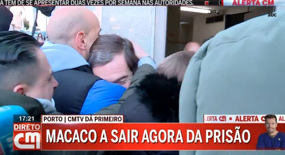 As primeiras imagens de Fernando Madureira após sair em liberdade