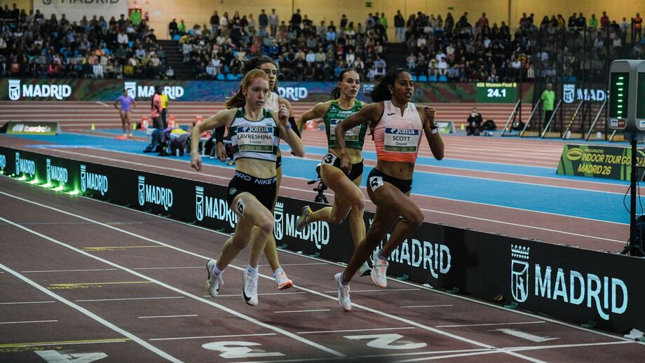 Sofia Lavreshina bate recorde de Portugal nos 400 metros em Madrid