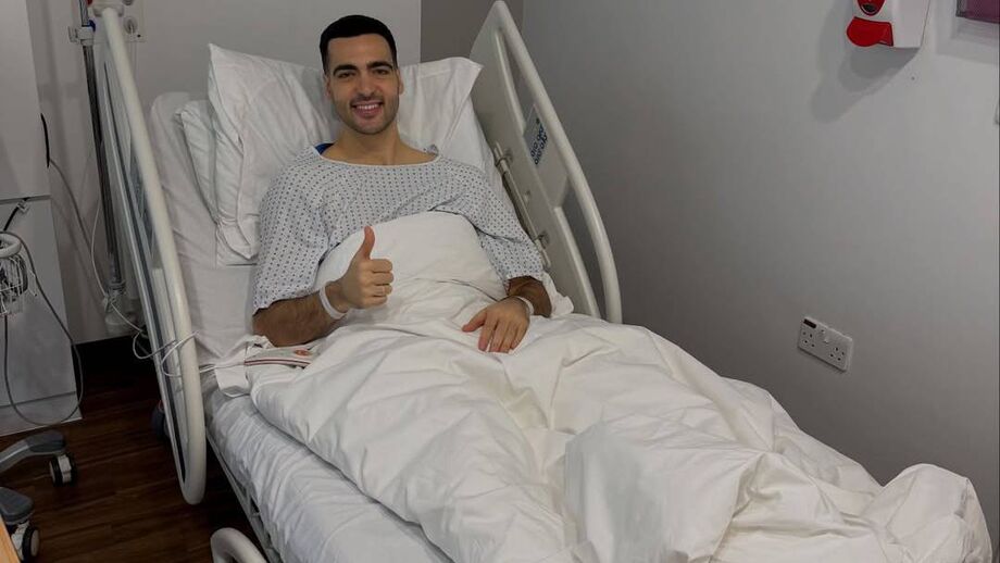 Merino operado com sucesso ao pé direito