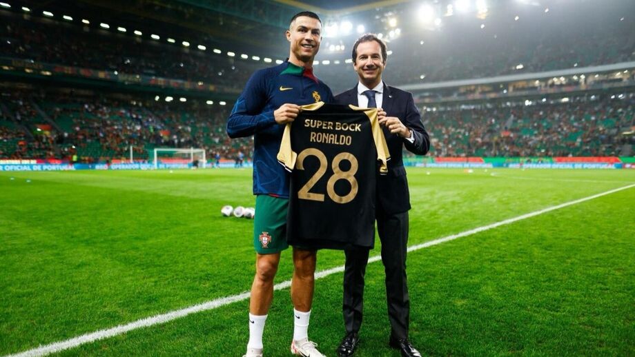 Cristiano Ronaldo e Frederico Varandas estabelecem parceria