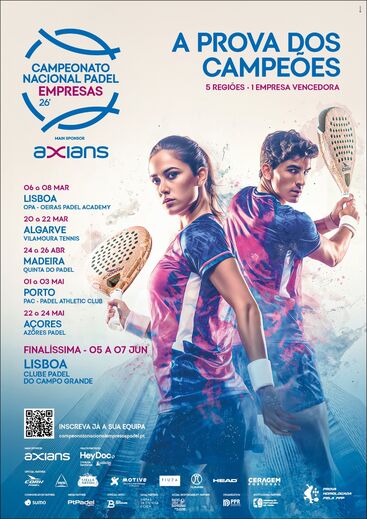 O cartaz do Campeonato Nacional de Empresas