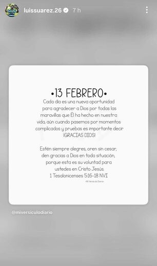 A publicação do colombiano nas redes sociais