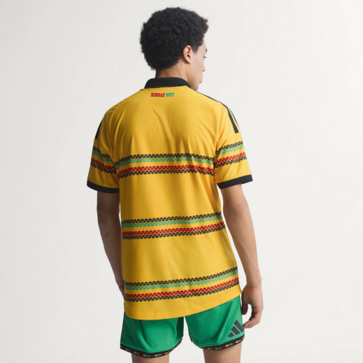 Equipamentos Adidas Reggae Boyz inspirados em Bob Marley para o Mundial'2026