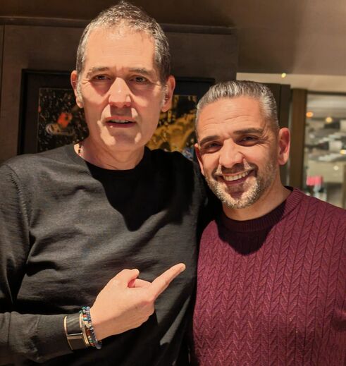 Pedro Cardoso e Rui Borges juntos no Solar dos Presuntos