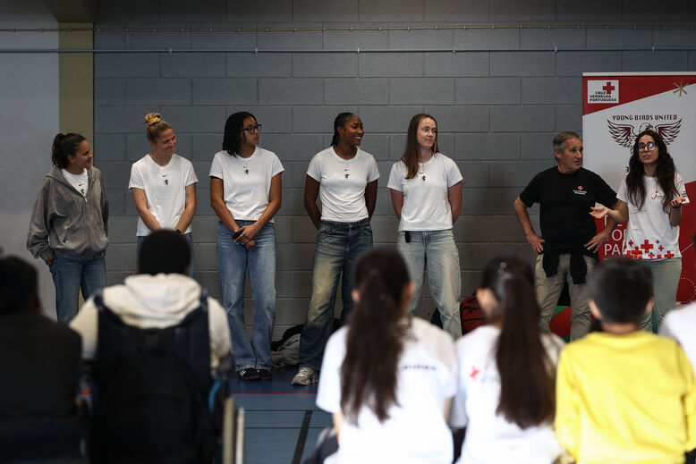 Sporting visitou instituição