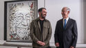 Vhils e Marcelo Rebelo de Sousa