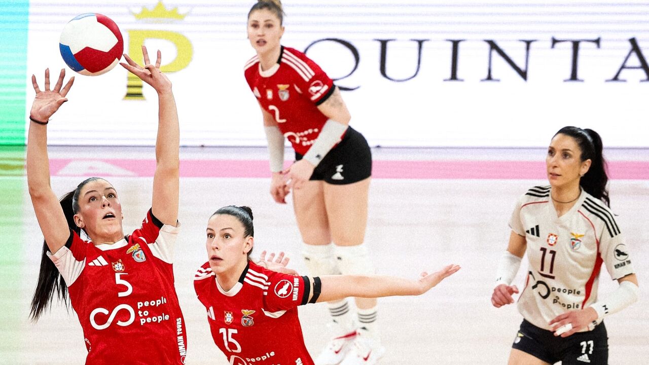 Benfica e Sp. Braga disputam jogo do campeonato feminino de voleibol