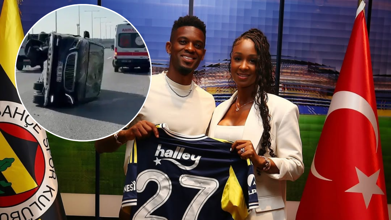 Mulher de Nélson Semedo transportada para o hospital após sofrer acidente de viação