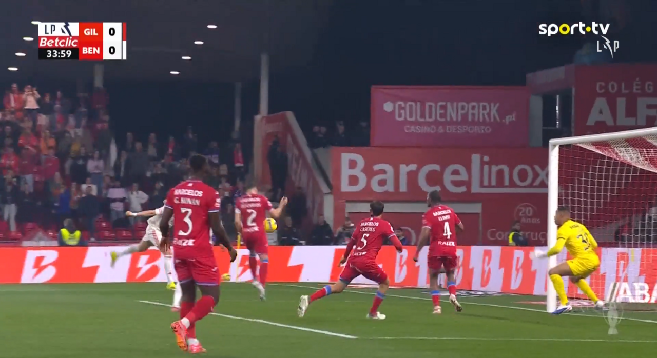 O "penálti claro" que Mourinho diz ter ficado por marcar no Gil Vicente-Benfica