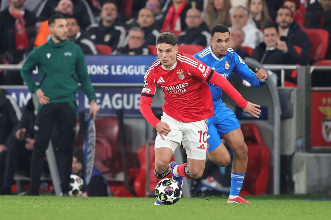 Último jogo de Sudakov foi diante do Real Madrid na Luz