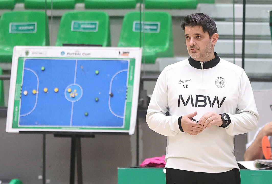 Nuno Dias, treinador de futsal do Sporting