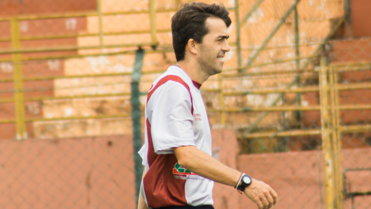 Ricardo Lima durante um treino do Sertãozinho