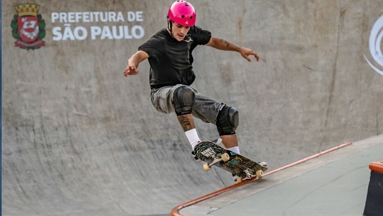 Thomas Augusto compete no Mundial de Skate em São Paulo