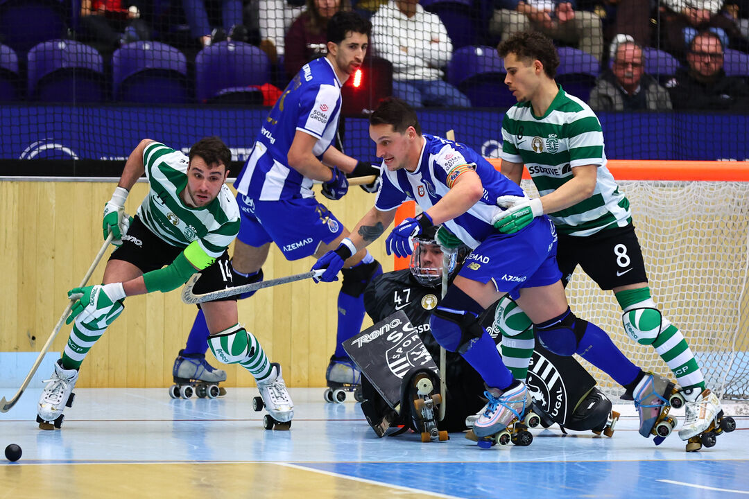 FC Porto e Sporting disputam jogo de hóquei em patins no Dragão Arena