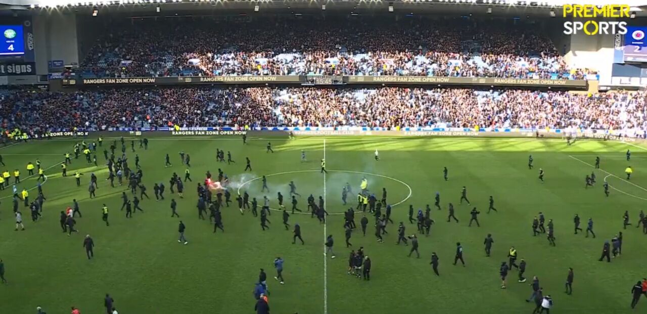 Old Firm ficou manchado pelos confrontos entre adeptos do Celtic e do Rangers