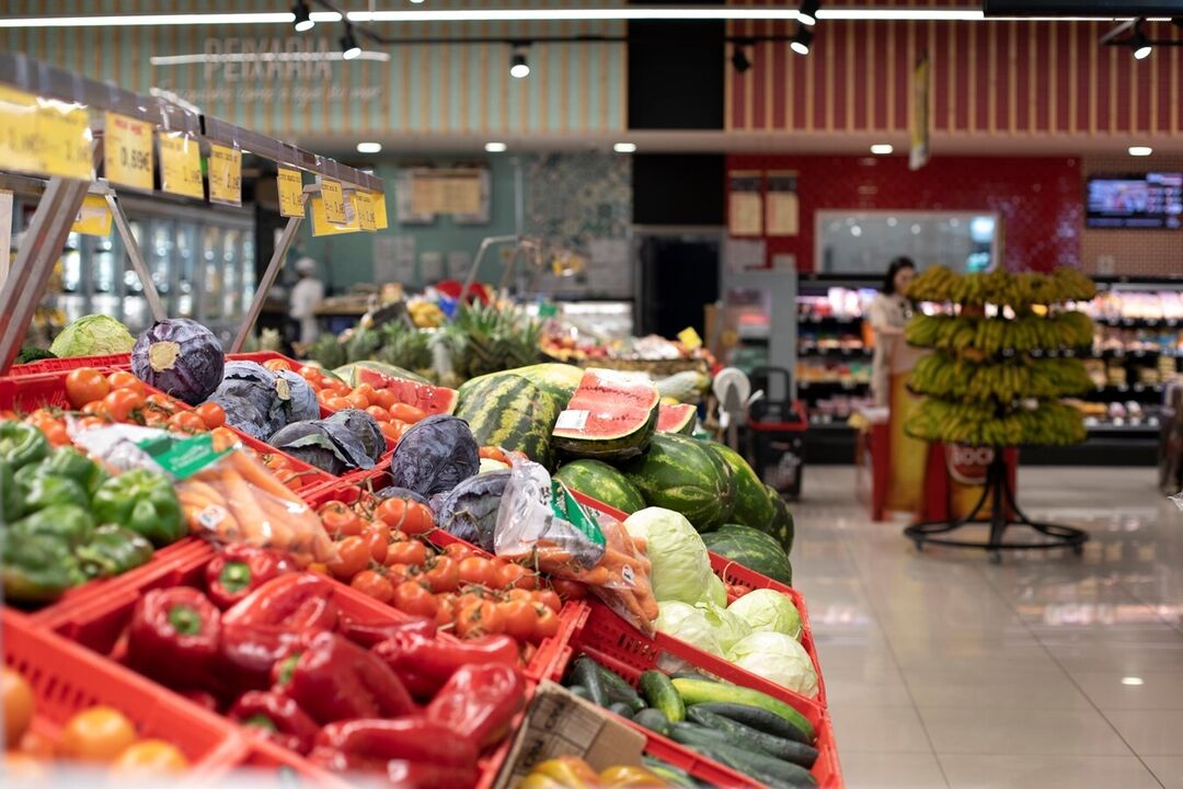 legumes, fruta, comida, supermercado