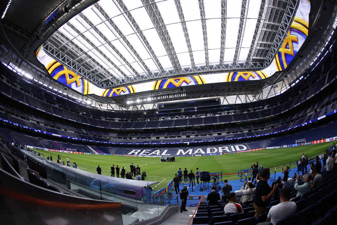 Vista geral do Bernabéu