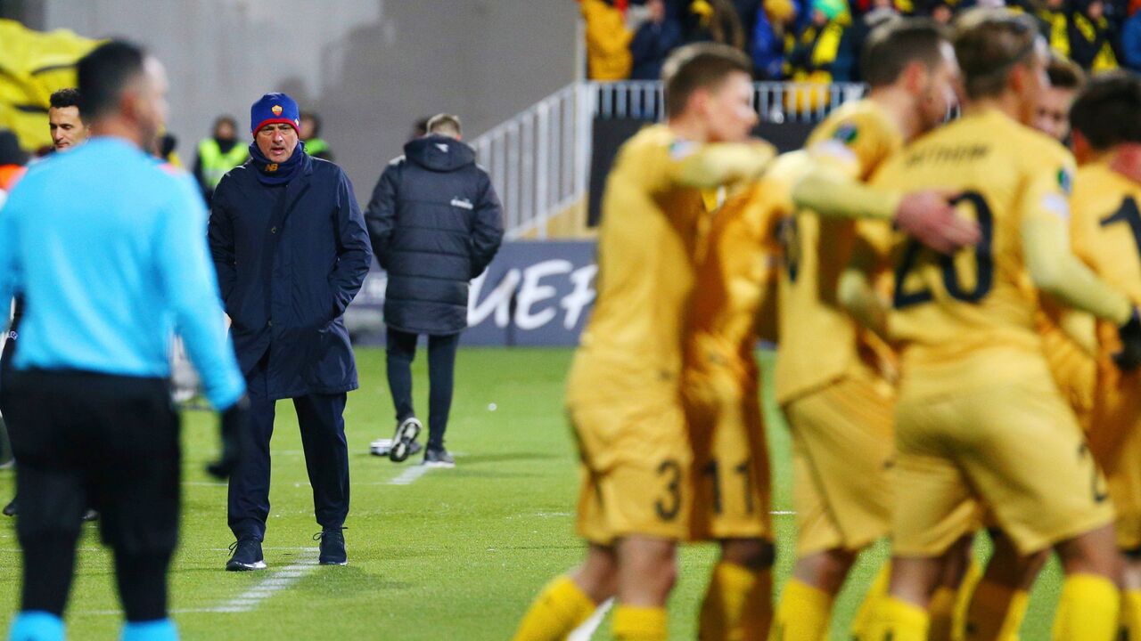 José Mourinho sofreu a maior derrota da carreira frente ao Bodo/Glimt 
