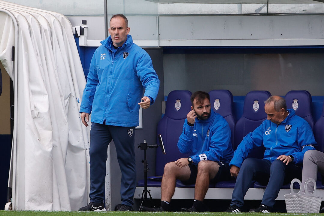 Sérgio Fonseca e a equipa técnica do Chaves