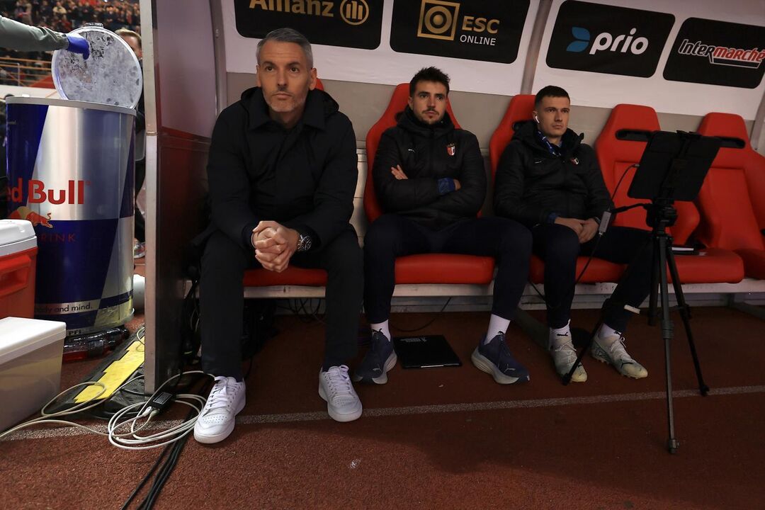 Carlos Vicens no banco do Sp. Braga