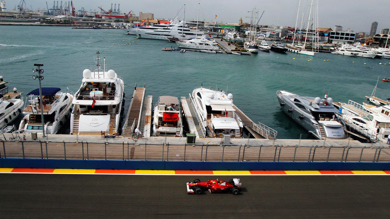 Filipe Massa, antigo piloto de Fórmula 1, durante o GP da Europa em 2012, ao volante de um Ferrari