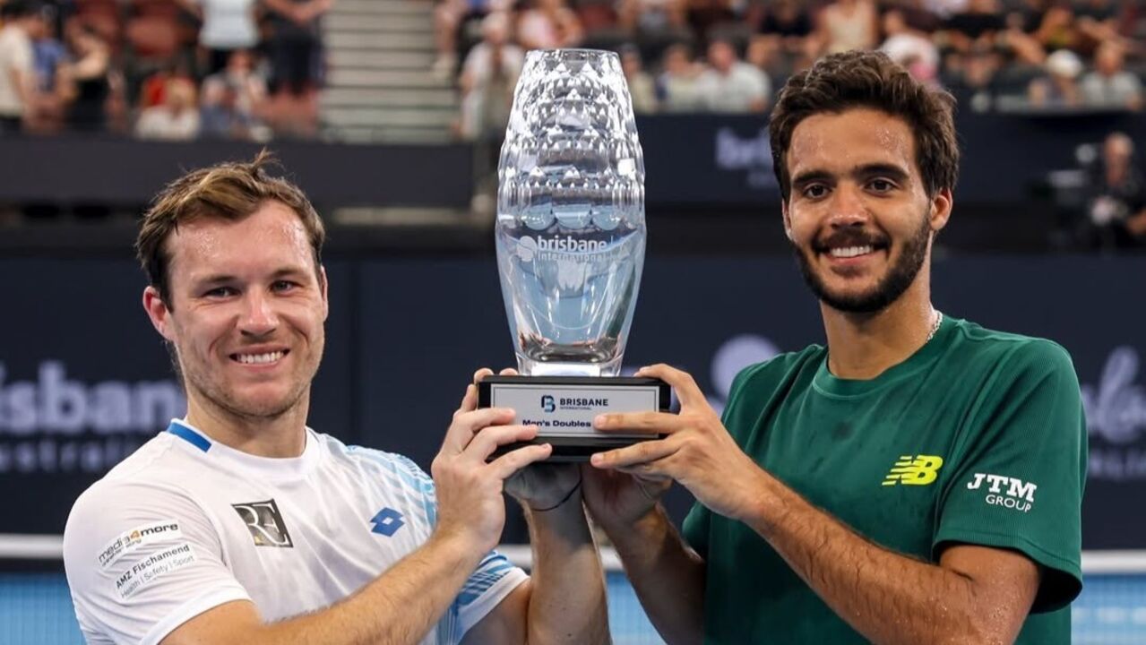 Francisco Cabral e Lucas Miedler celebram parceria em Brisbane