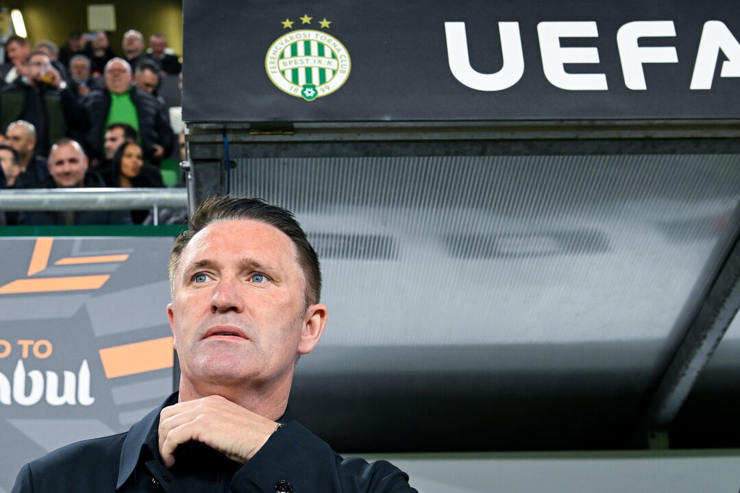 Robbie Keane treina o Ferencváros
